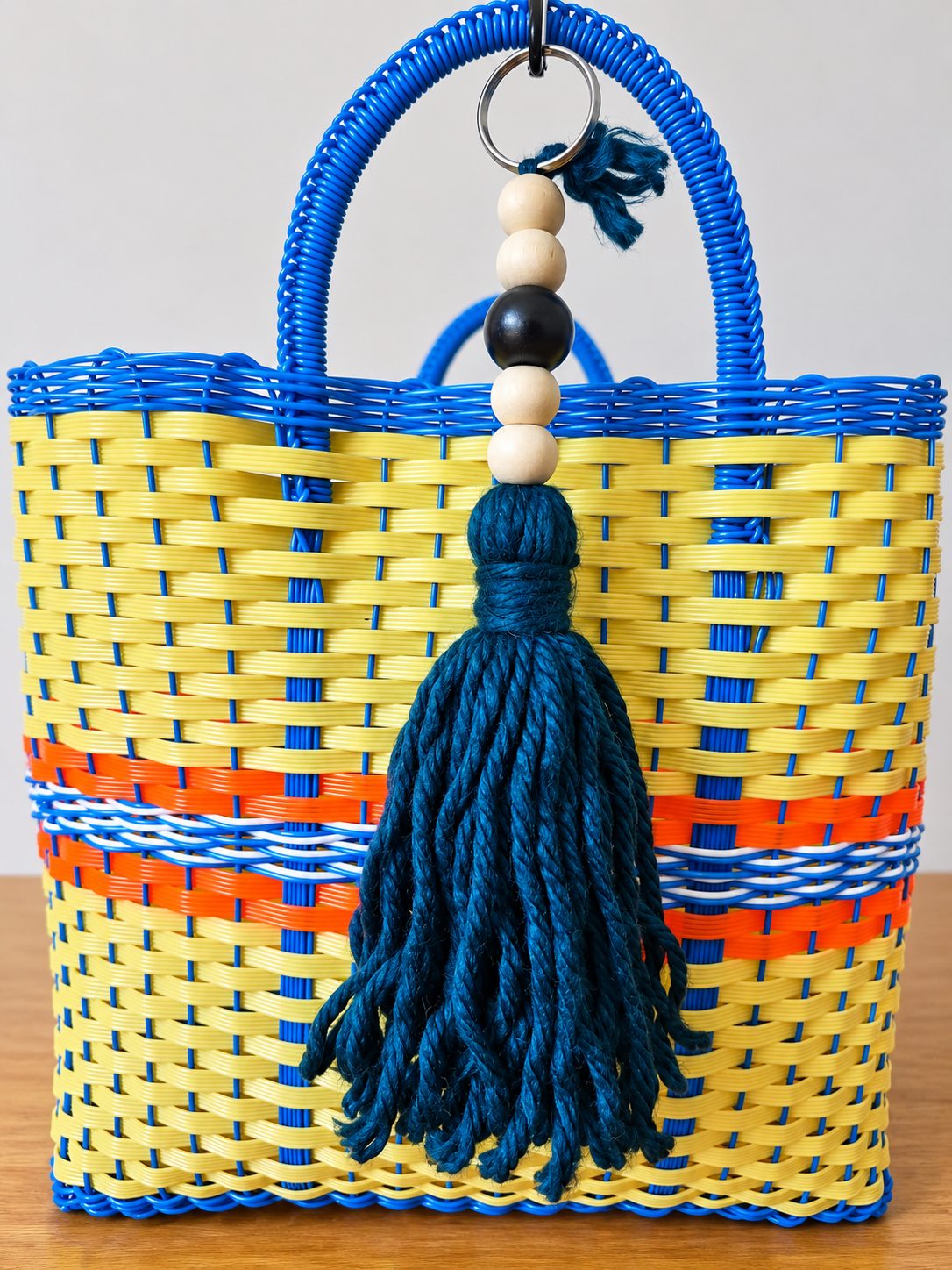 Beaded purse charm